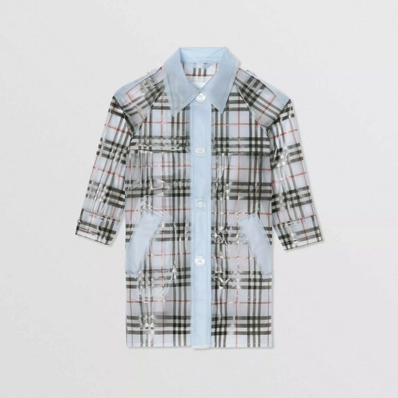 Burberry Check Print Showerproof Trench Coat
